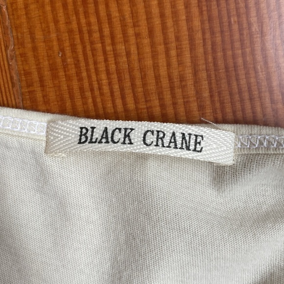 Black Crane Cami Dress in cloud - Picture 6 of 6